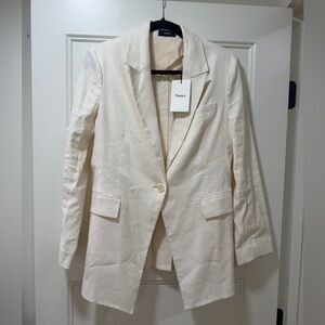 Theory Women's Light Cream Blazer